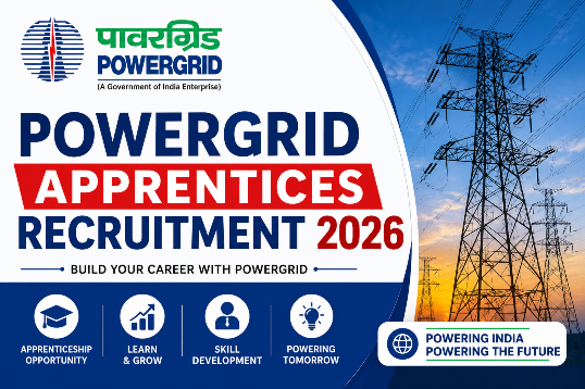 POWERGRID Apprentices Recruitment 2026 Notification Out - Apply Online for 270 Posts